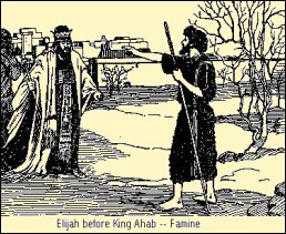 Elijah before King Ahab