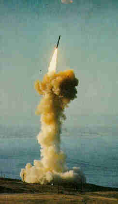 Missle launch with Nulcear warhead