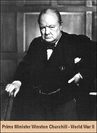 Prime Minister Winston Churchill World War II