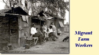 Migrant farm workers of the great depression