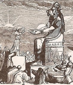 Sacrificing babies to Baal