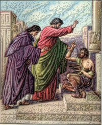 Peter and John Healing the Beggar