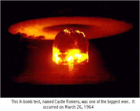 H-BOMB EXPLOSION